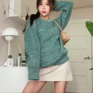 미친옷값!)빛날영)) iter 잇터 니트 포레스트 그린 M