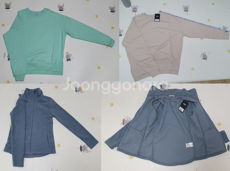 성인여성 STL 맨투맨 치마 후리스자켓 레깅스 터틀넥--1