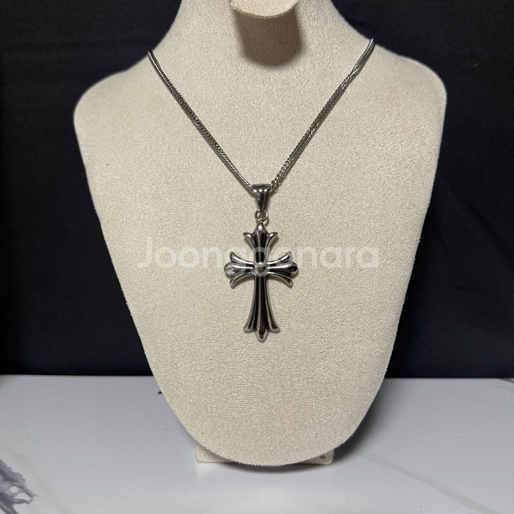 크롬 느낌 3종 목걸이--1