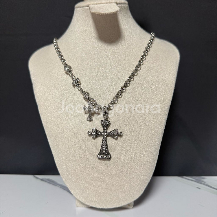 크롬 느낌 3종 목걸이--2