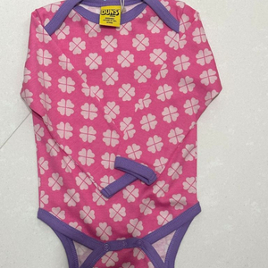 던스 클로버 패턴 바디수트 80