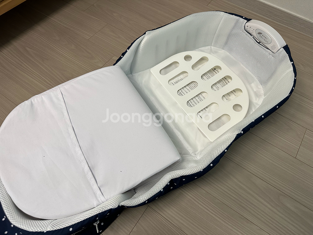 베이비딜레트 스너글 네스트 휴대용 아기 침대 아기 바운서--3