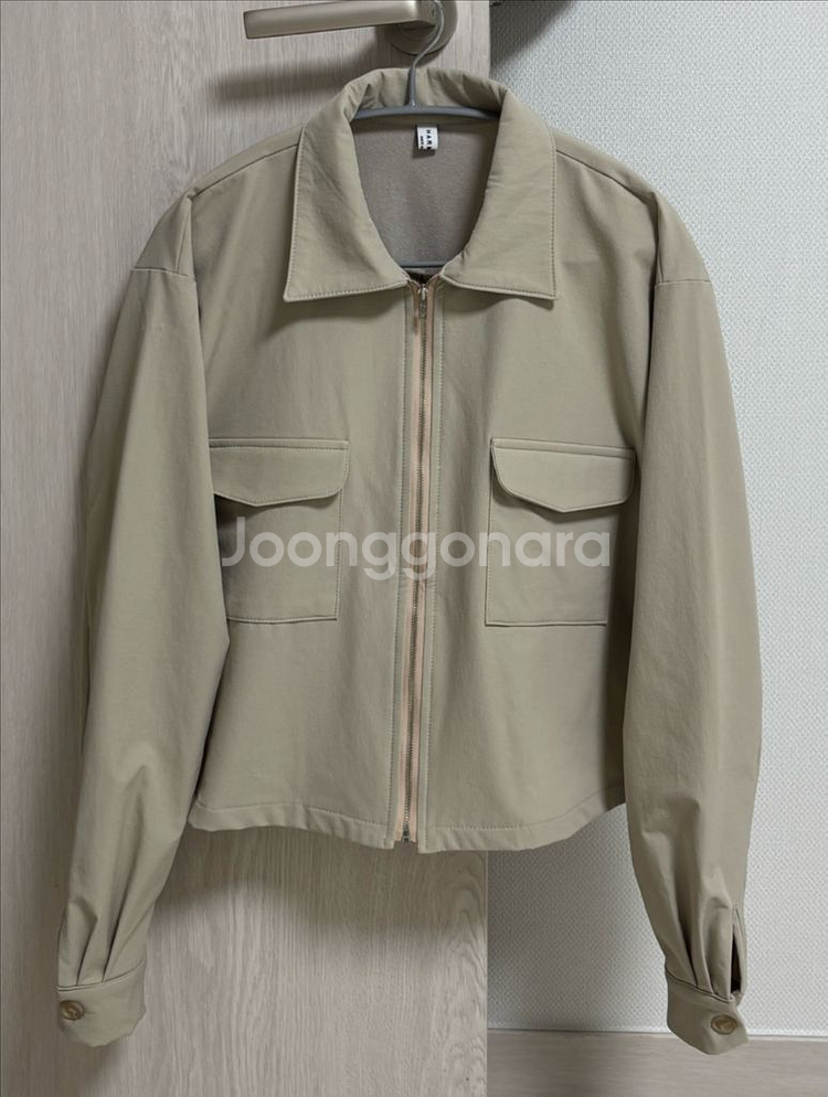 여성 베이지 자켓 - 미착용--0