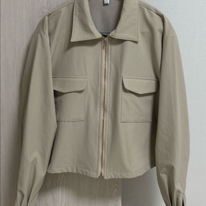 여성 베이지 자켓 - 미착용