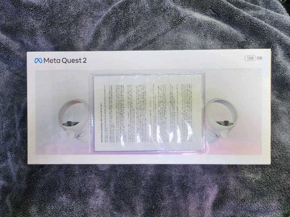메타 오큘러스 퀘스트2 VR 헤드셋 128GB 국내 정식 발매품 + M2 PRO 배터리 스트랩 미개봉 미사용 이미지