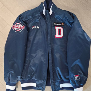 두산베어스 FILA 스타디움 자켓 105사이즈 (사용감 있음)