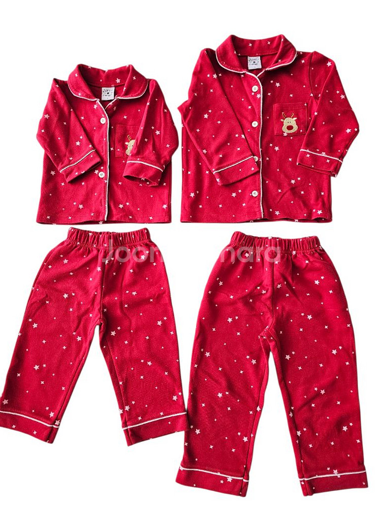 택포) 아기 크리스마스 파자마(2개)--0