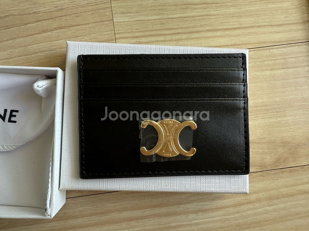 셀린느 가죽카드지갑--1