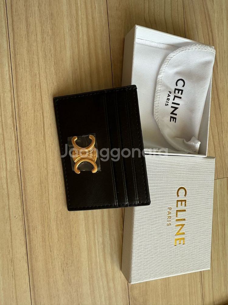 셀린느 가죽카드지갑--0