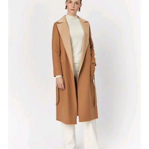 고비 캐시미어 100 리버시블 롱 코트