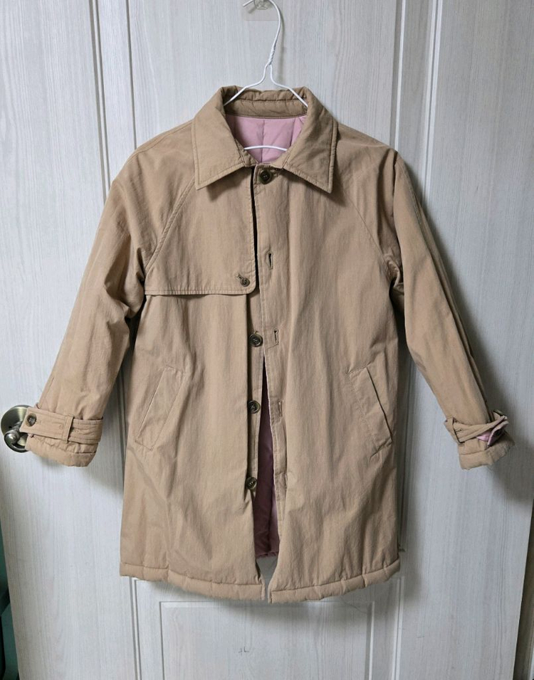 여아 퀼팅 양면 롱 패딩코트140 이미지