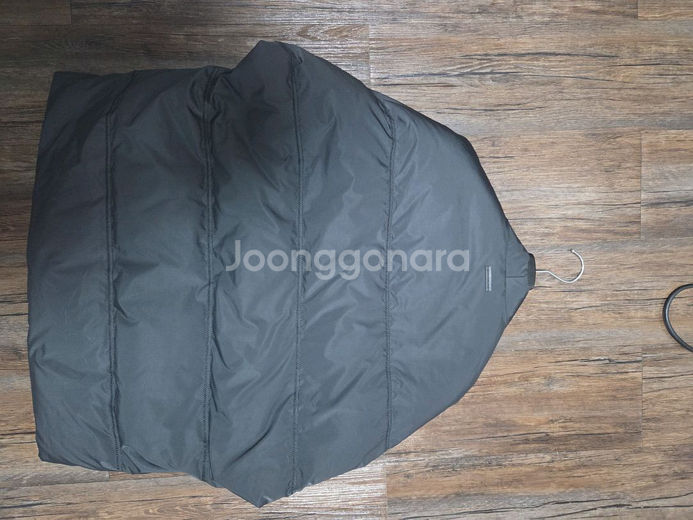 시스템 브이넥 구스다운 패딩--3