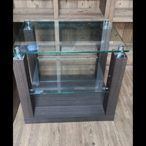 원목 유리 장식장