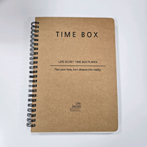 (새상품) 일론머스크 시간관리 플래너 라이프시크릿 타임박스 노트