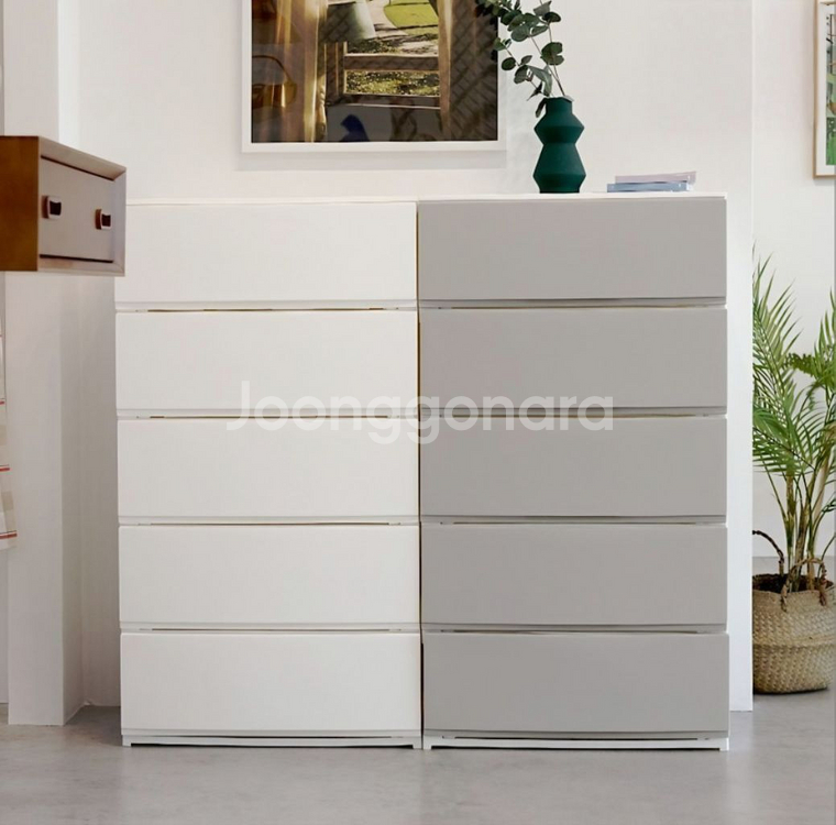 [무료배송]튼튼 수납왕 옷장 사출 선반 3단 4단 5단 옷 수납장 서랍장--0