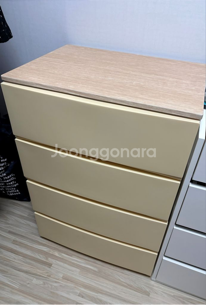 [무료배송]튼튼 수납왕 옷장 사출 선반 3단 4단 5단 옷 수납장 서랍장--8