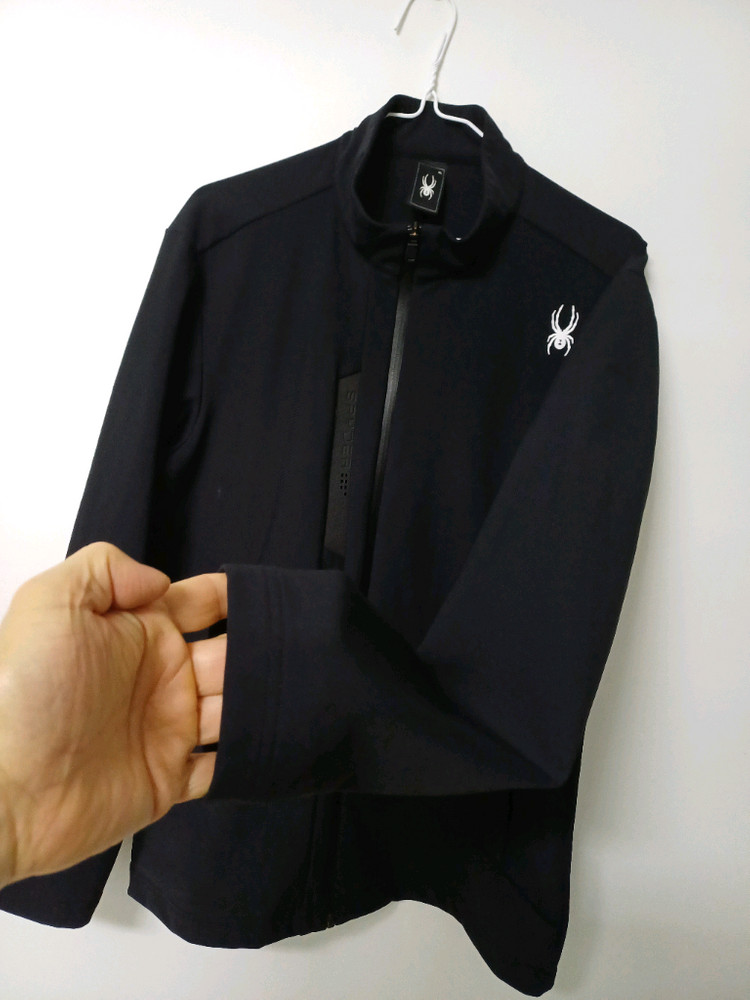 남성 스파이더 골프 소프트쉘 기모 바람막이 (스판100)--3