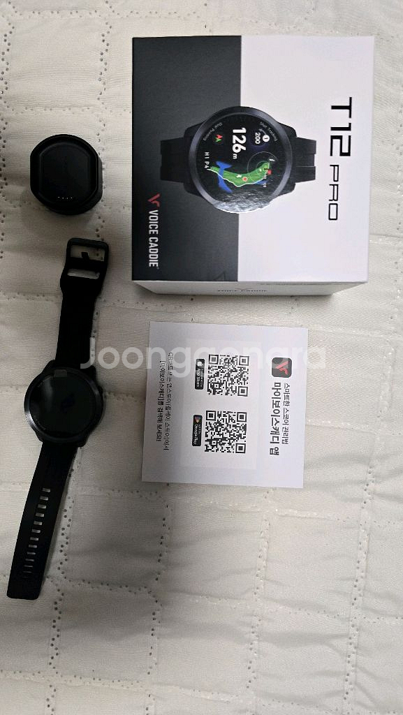 미사용 새제품 보이스캐디 T12 Pro 골프워치--1