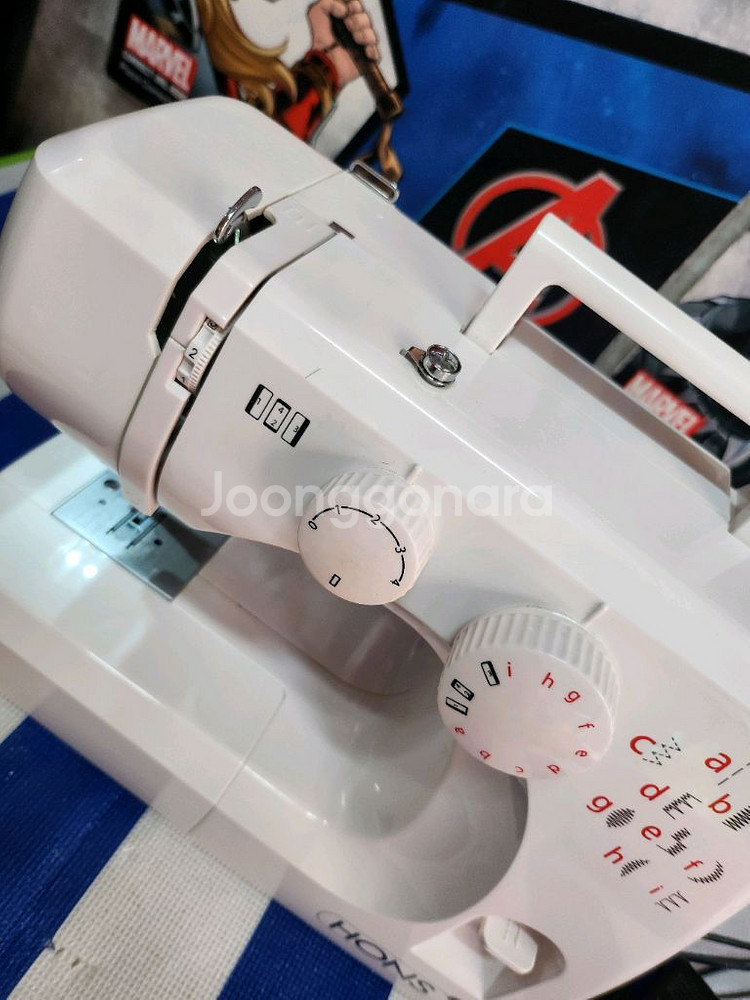 혼스 한땀한땀 미싱 / 걸려서 안돌아가요 부품용--5