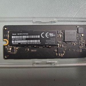 맥북 맥미니 맥프로 아이맥 애플 NVME SSD 1TB