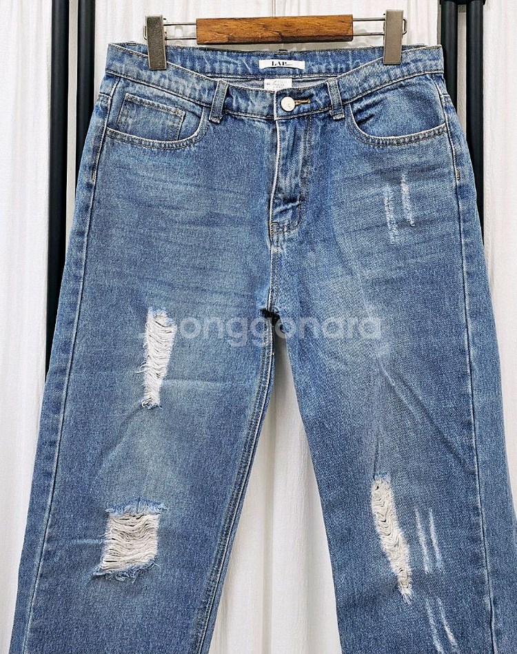 LAP 청바지 찢청 와이드데님--1