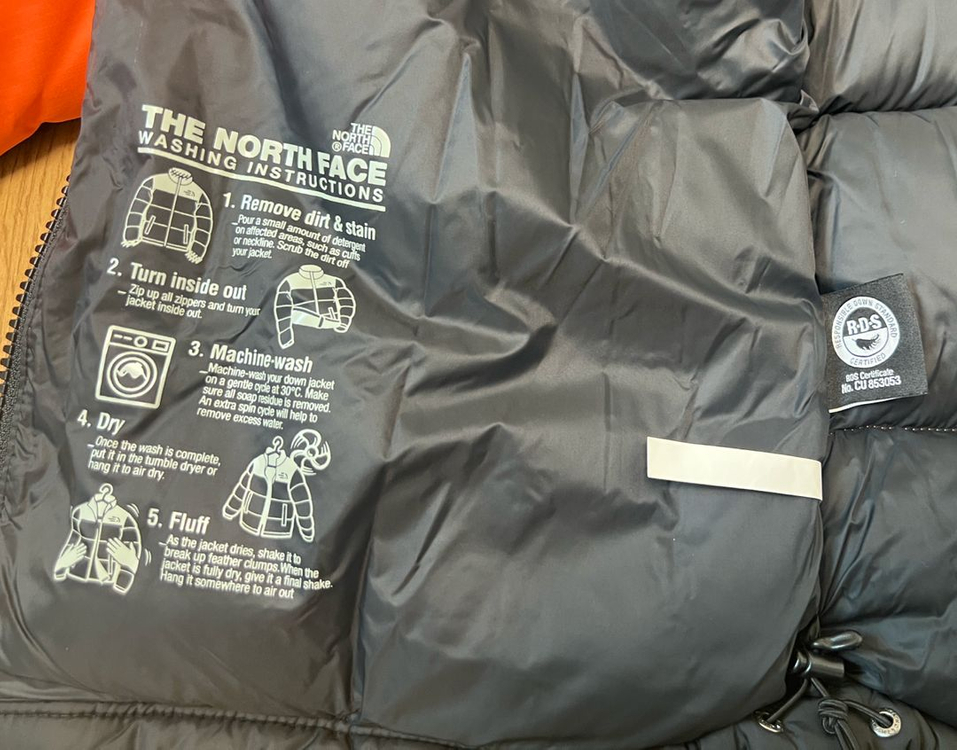 노스페이스 키즈 다운 패딩 점퍼(솜털80%,깃털20%)140사이즈 이미지