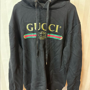 구찌 로고 후드티 이미지