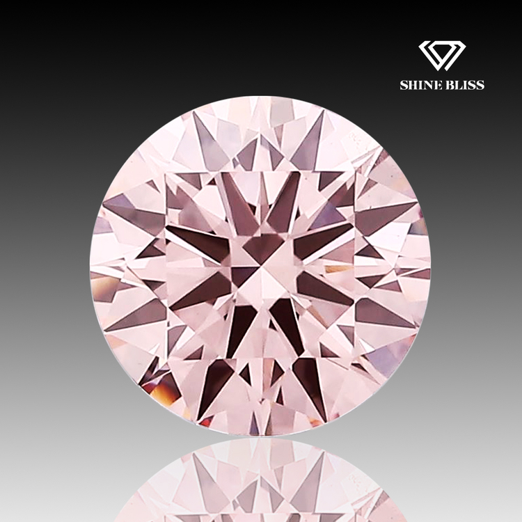 랩그로운 다이아몬드 1캐럿 팬시 비비드 핑크 컬러--0