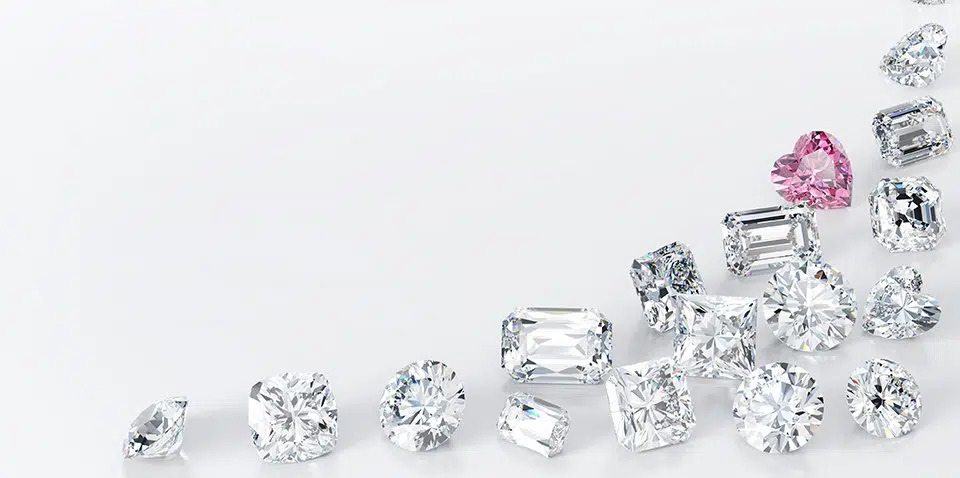 랩그로운 다이아몬드 1캐럿 팬시 비비드 핑크 컬러--5