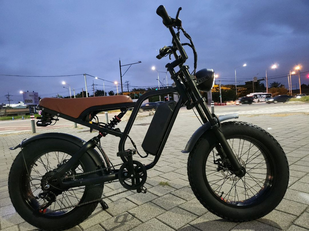 수퍼73 자토바이 팻바이크 전기자전거--2