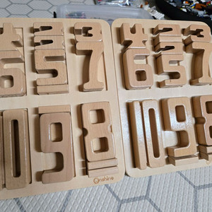온샤인 원목 숫자 블럭 2set