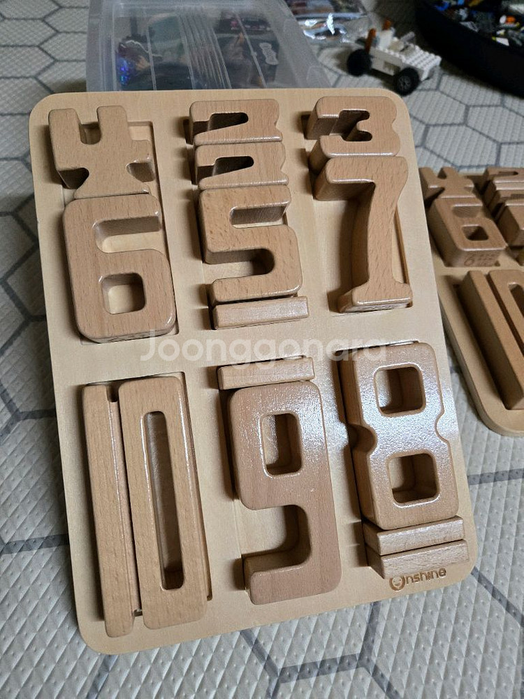 온샤인 원목 숫자 블럭 2set--1