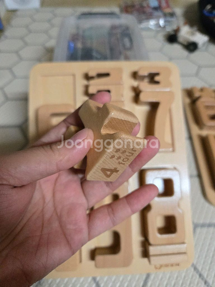 온샤인 원목 숫자 블럭 2set--4
