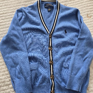 폴로 랄프로렌 키즈 가디건 하늘색 4T