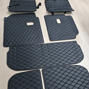 기아 레이 17년식 프레스티지 퀼팅매트 외 원목 창문걸이+발매트(새거_