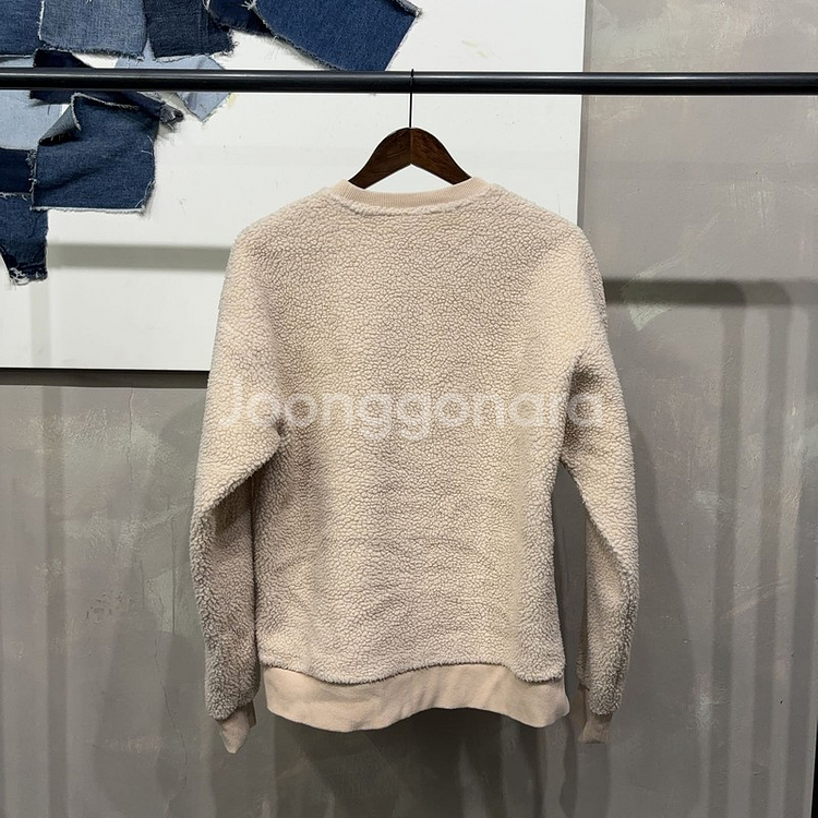 (90) 필라 캐주얼 양털 뽀글이 후리스 맨투맨 긴팔 티--2