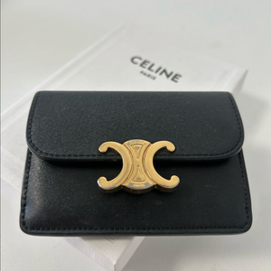 셀린느 트리옹프 플랩 카드지갑 정품