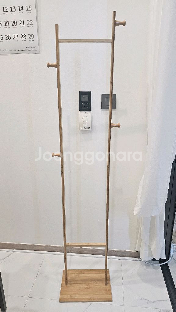 원목 행거 + 러그 세트--0