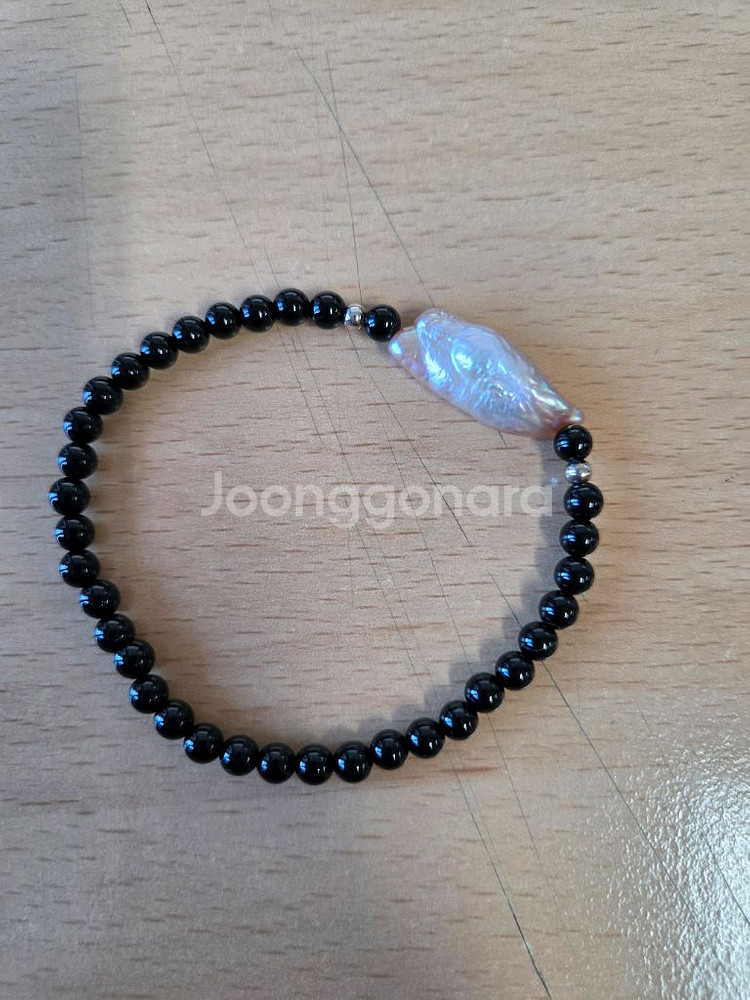 못난이 진주 팔찌.새상품--0