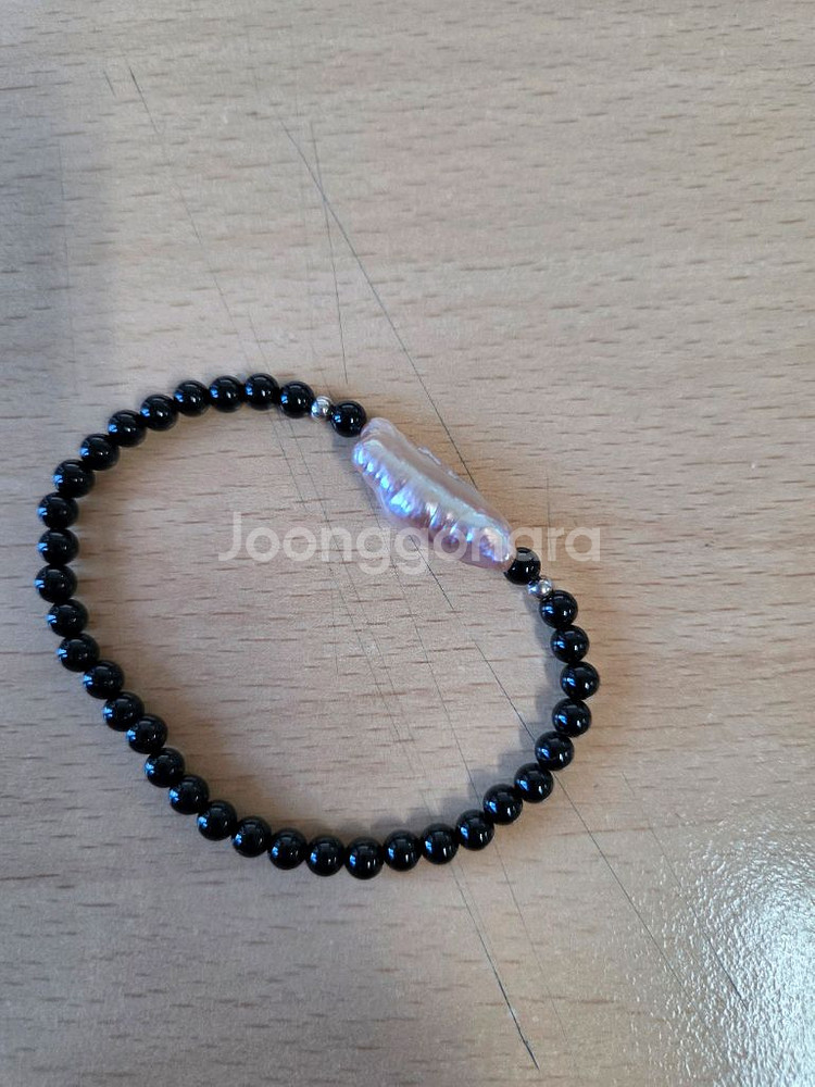 못난이 진주 팔찌.새상품--1