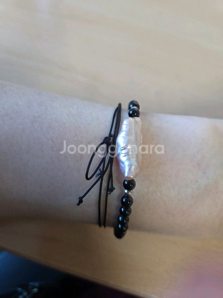 못난이 진주 팔찌.새상품--3