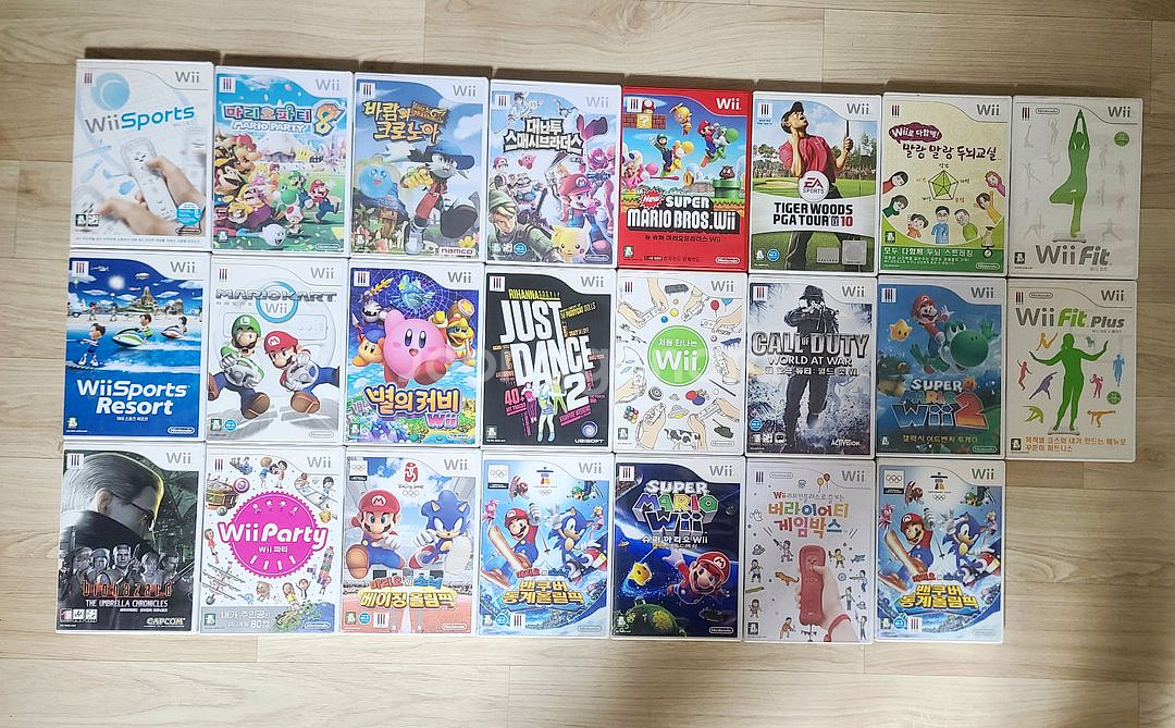 Wii 게임 CD 정리 판매합니다--0
