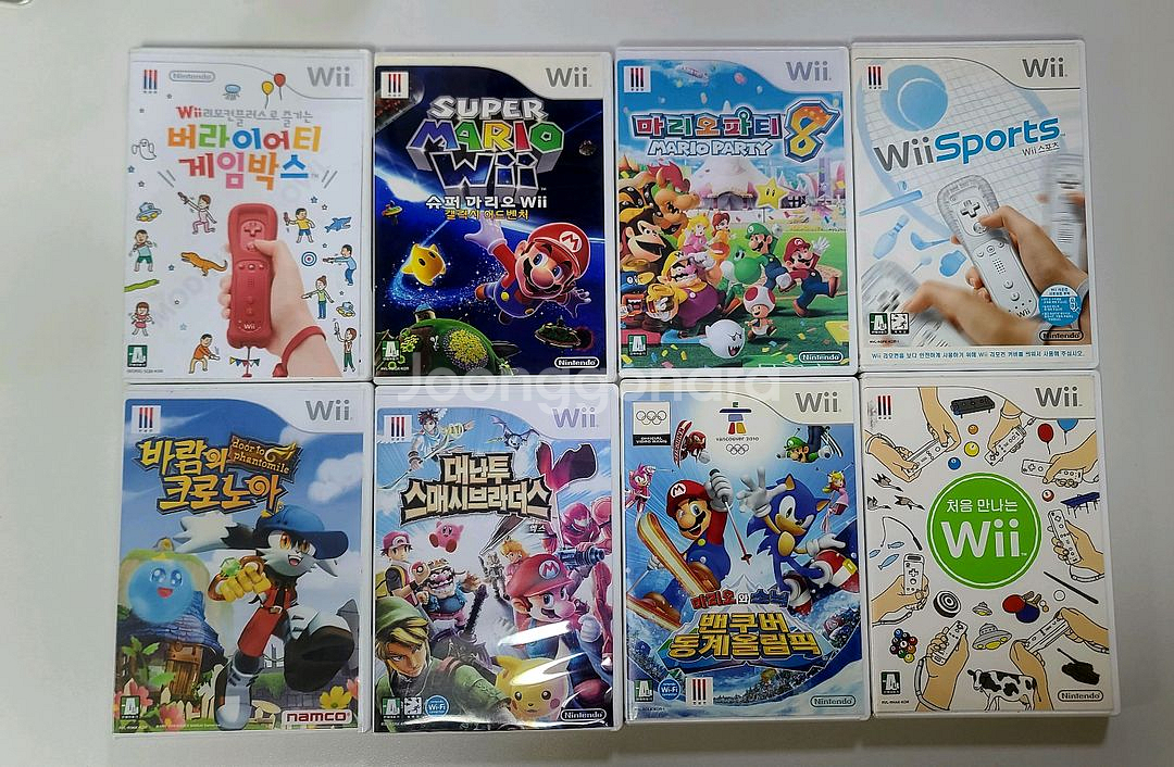 Wii 게임 CD 정리 판매합니다--2