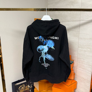 [24SS,50사이즈]우영미 젤리피쉬 백로고 후드티 이미지