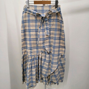 시스템 체크 프릴 스커트 이미지