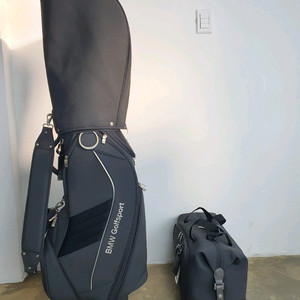 BMW 골프백 보스턴백 세트 그레이색상 새 상품 판매합