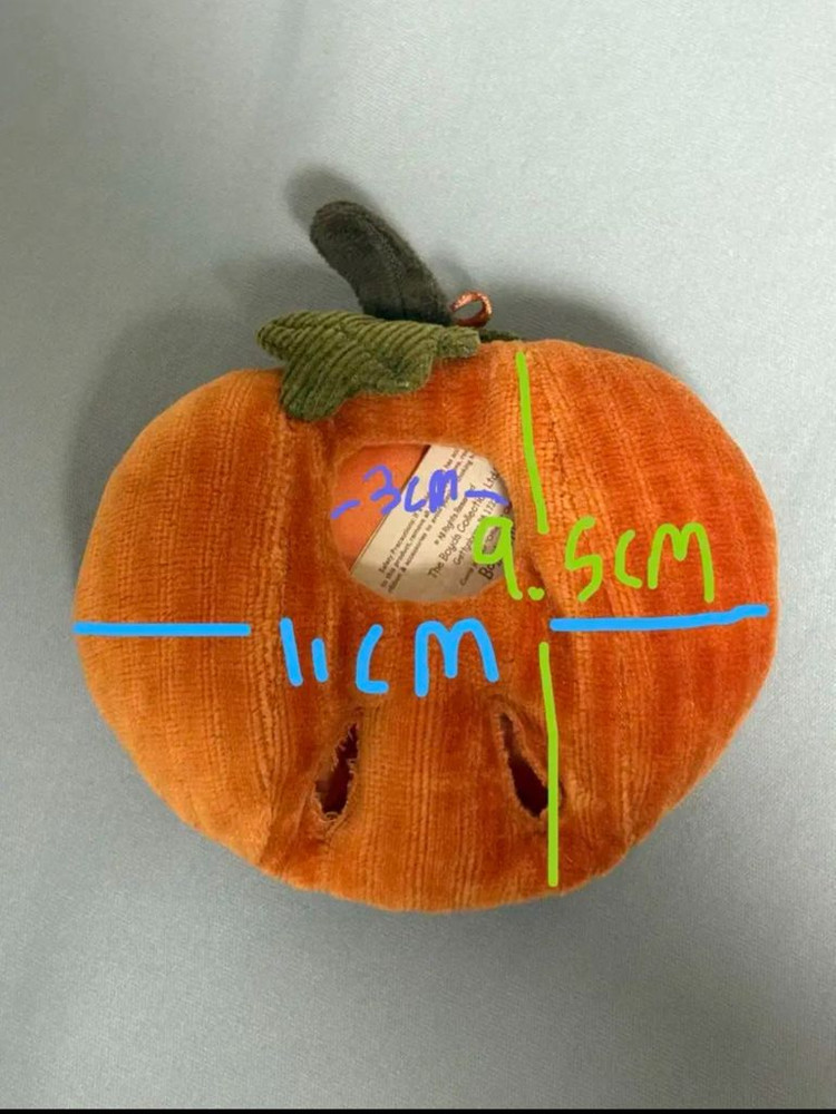 빈티지 인형 보이즈베어 쪼꼬미 인형옷 호박 코스튬 오너먼트 키링--1