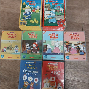 맥스 앤 루비 dvd 12장 + 리차드 스케리 dvd 2장