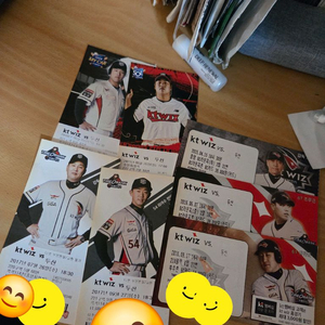 kt위즈 15시즌부터 25시즌까지 지류티켓(3장판완)