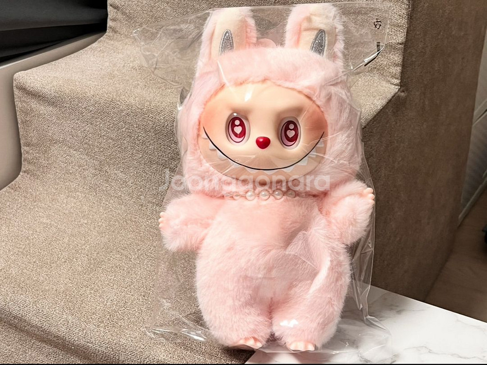 핑크색 라부부 중형 인형--0